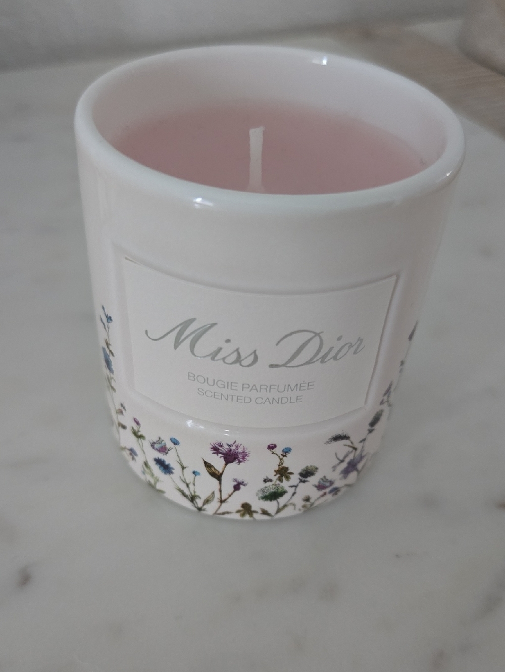 New DIOR candle never used Floral print ceramic Miss Dior scented candle DiorBag